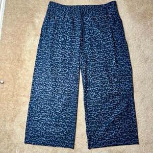 Athleta Avenue Wide Leg Crop Pant, Size 16, EUC